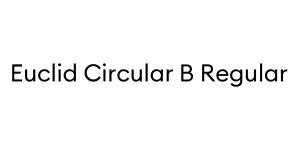 Euclid Circular B Regular Font