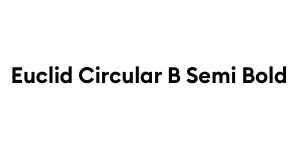 Euclid Circular B Semi Bold Font