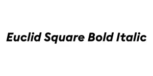 Euclid Square Bold Italic Font