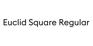 Euclid Square Regular Font