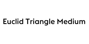 Euclid Triangle Medium Font