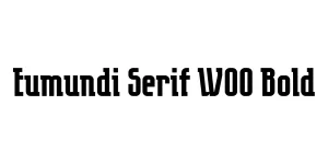 Eumundi Serif W00 Bold Font