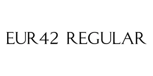 EUR42 Regular Font