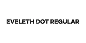 Eveleth Dot Regular Font
