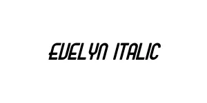 Evelyn Italic Font