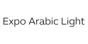 Expo Arabic Light Font