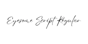 Eyesome Script Regular Font
