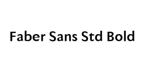 Faber Sans Std Bold Font