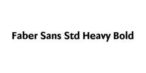 Faber Sans Std Heavy Bold Font