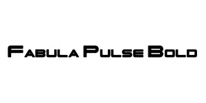Fabula Pulse Bold Font