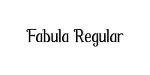 Fabula Regular Font