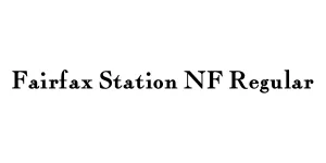 Fairfax Station NF Regular Font