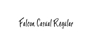 Falcon Casual Regular Font