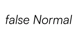 false Normal Font