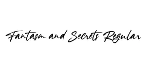 Fantasm and Secrets Regular Font