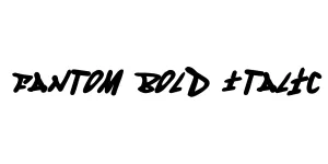 Fantom Bold Italic Font