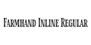 Farmhand Inline Regular Font