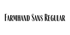 Farmhand Sans Regular Font