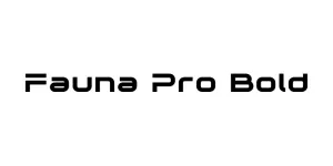 Fauna Pro Bold Font