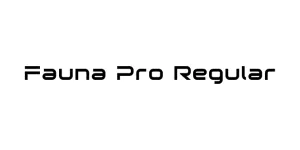 Fauna Pro Regular Font