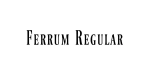 Ferrum Regular Font