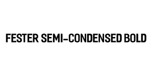 Fester Semi-condensed Bold Font