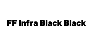 FF Infra Black Black Font