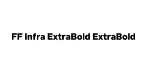 FF Infra ExtraBold ExtraBold Font
