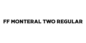 FF Monteral Two Regular Font