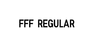 FFF Regular Font