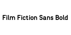 Film Fiction Sans Bold Font