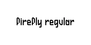 Firefly Regular Font