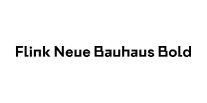 Flink Neue Bauhaus Bold Font