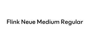 Flink Neue Medium Regular Font