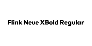 Flink Neue XBold Regular Font