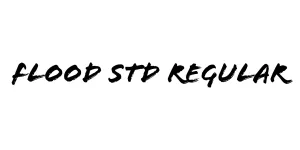 Flood Std Regular Font