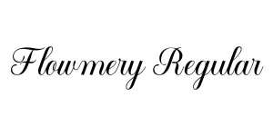 Flowmery Regular Font