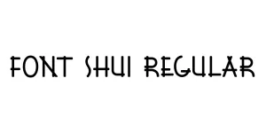 Font Shui Regular Font