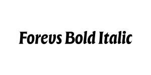 Forevs Bold Italic Font