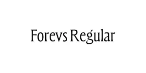 Forevs Regular Font