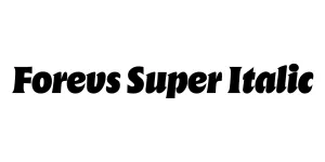 Forevs Super Italic Font
