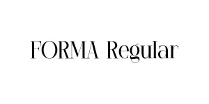 FORMA Regular Font