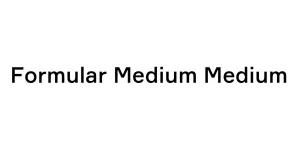 Formular Medium Medium Font