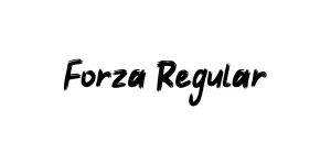 Forza Regular Font