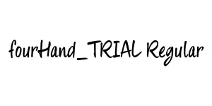 fourHand_TRIAL Regular Font