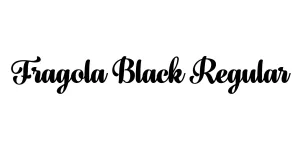 Fragola Black Regular Font