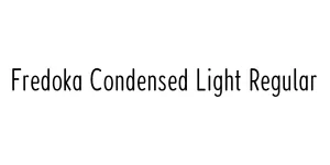 Fredoka Condensed Light Regular Font