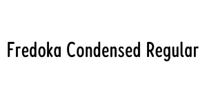 Fredoka Condensed Regular Font