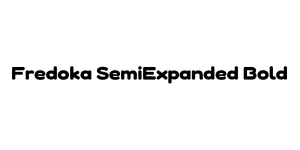 Fredoka SemiExpanded Bold Font