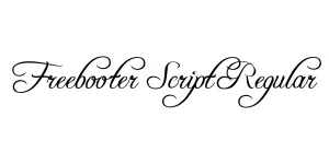 Freebooter Script Regular Font